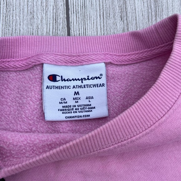 Champion Pink Ombré Cropped Sweater - Picture 3 of 6